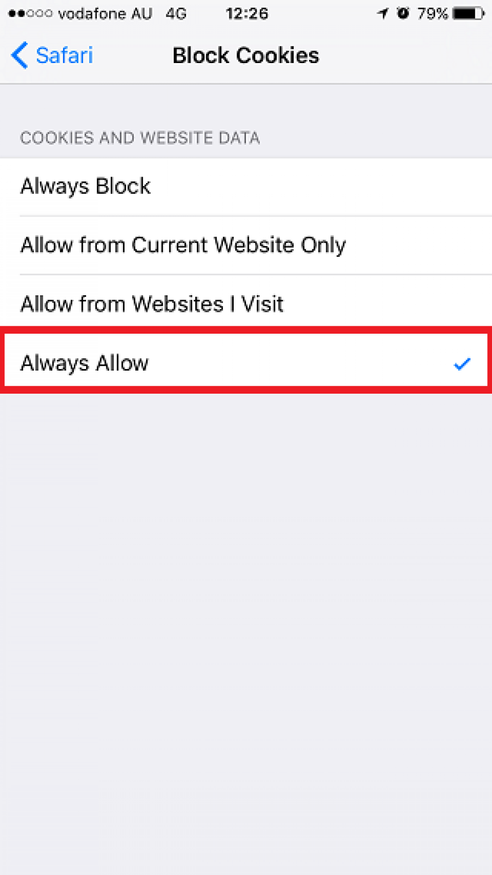 HOW TO ENABLE COOKIES ON YOUR IPHONE | The Star Club